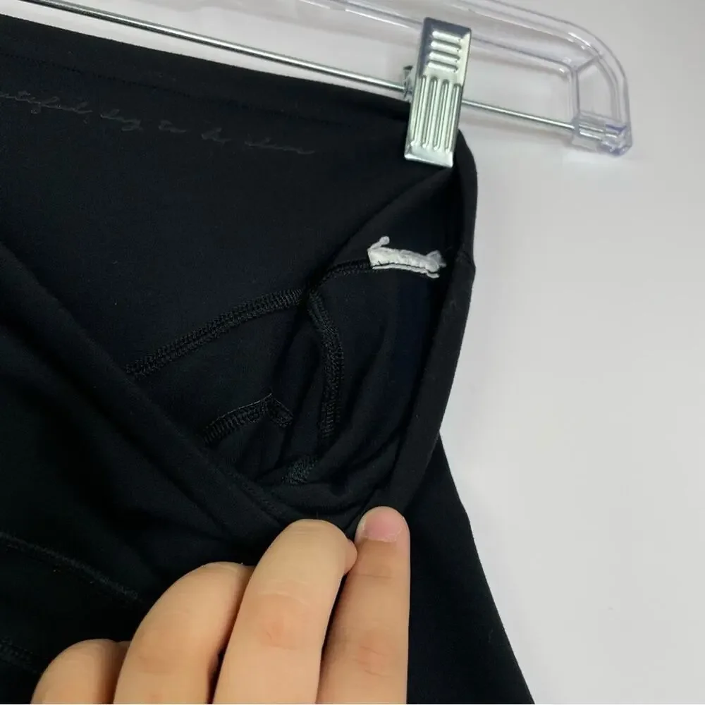 Gymshark Whitney Simmons black bike shorts sporty athleisure activewear running